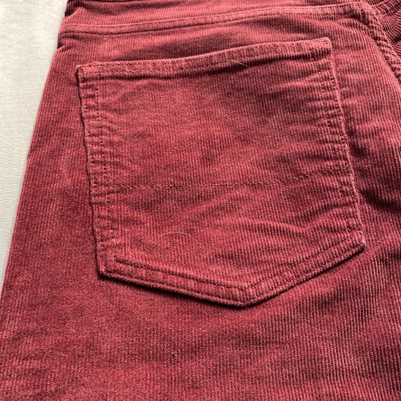 Mens Maroon/Burgundy Corduroy Dockers Pants - Picture 3 of 5